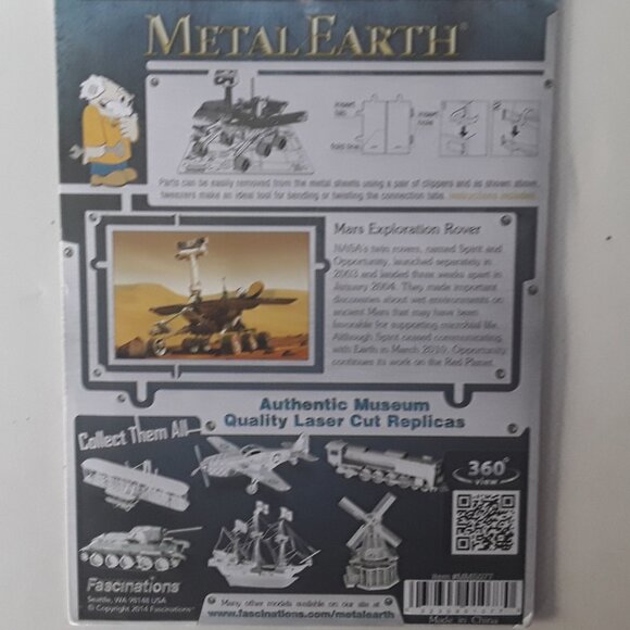 Fascinations Metal Earyh 3D laser cut model, Mars Rover, never opened - Picture 3 of 5